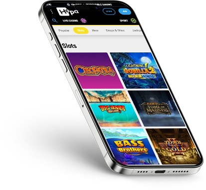 Hopa Casino App Store Screenshot